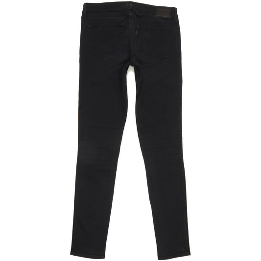 Levi's 711 Women Black Skinny Slim Stretch Jeans W28 L31