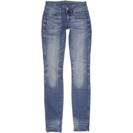 G-Star Lynn Women Blue Skinny Slim Stretch Jeans W25 L32