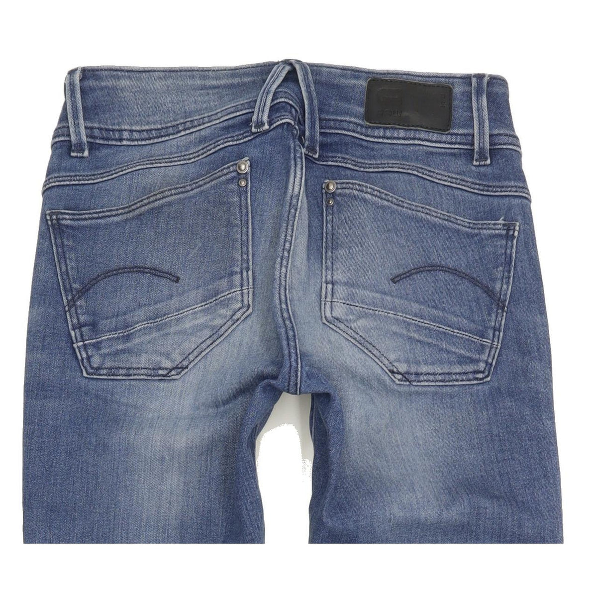 G-Star Lynn Women Blue Skinny Slim Stretch Jeans W25 L32