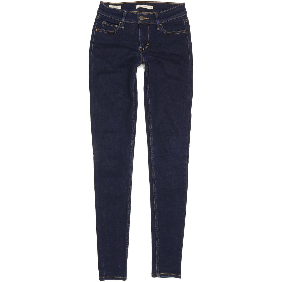 Levi's 710 Super Women Blue Skinny Slim Stretch Jeans W26 L32