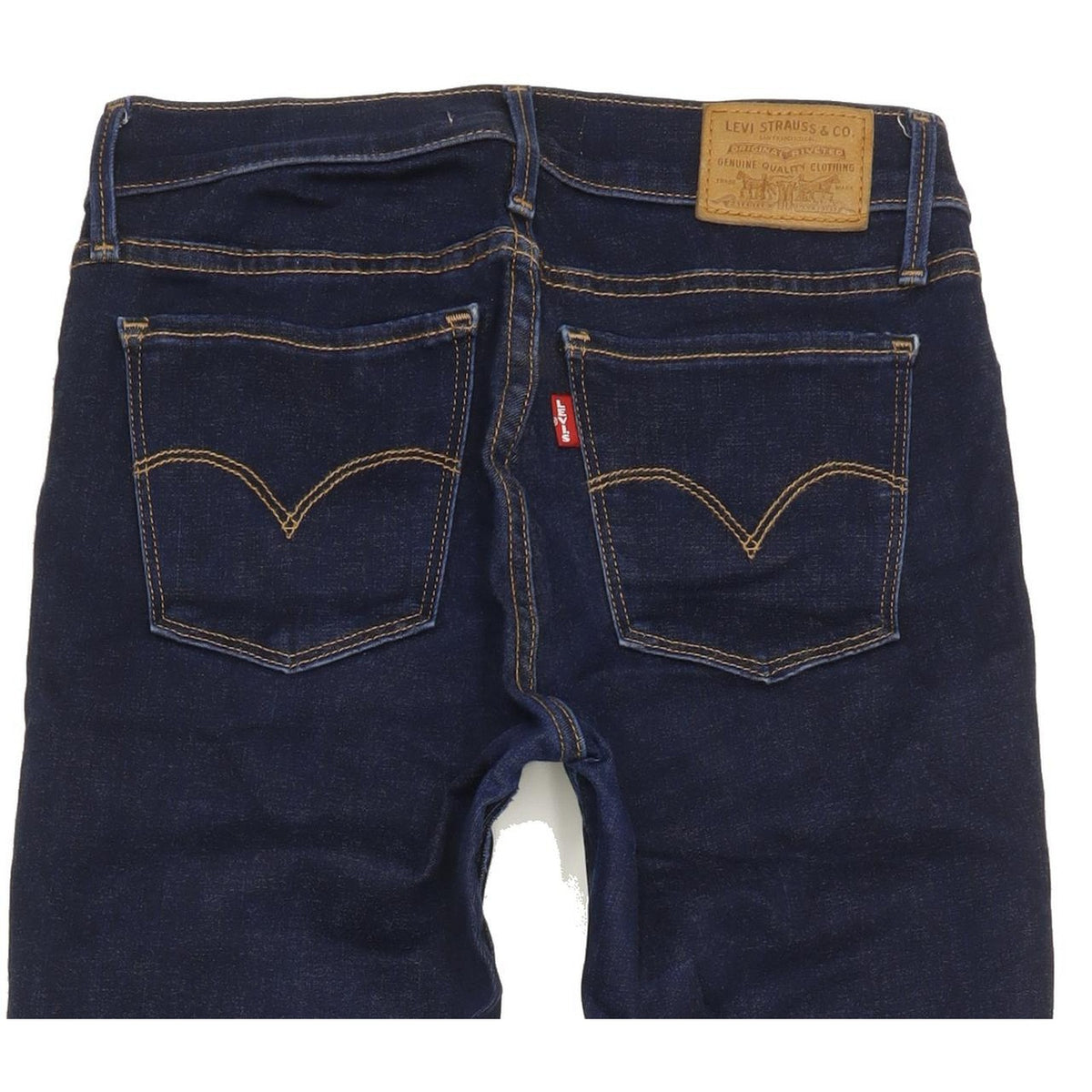 Levi's 710 Super Women Blue Skinny Slim Stretch Jeans W26 L32
