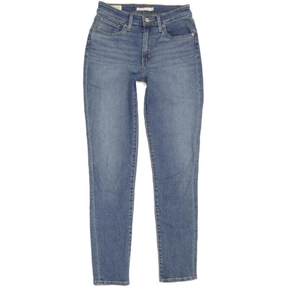 Levi's 721 Women Blue Skinny Slim Stretch Jeans W28 L30