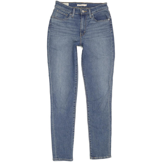 Levi's 721 Women Blue Skinny Slim Stretch Jeans W28 L30