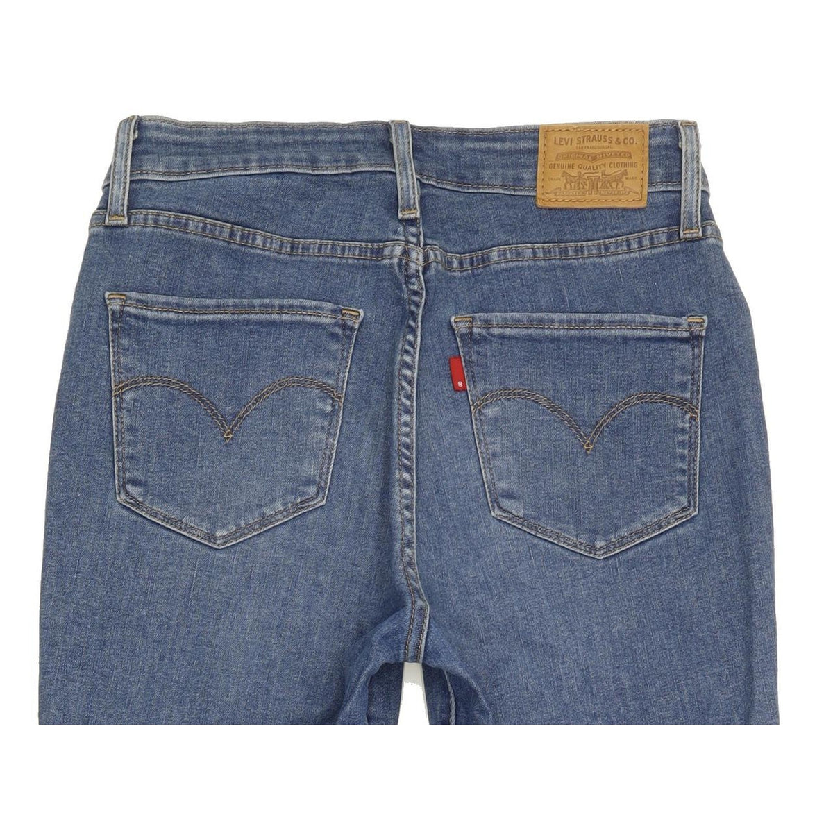 Levi's 721 Women Blue Skinny Slim Stretch Jeans W28 L30