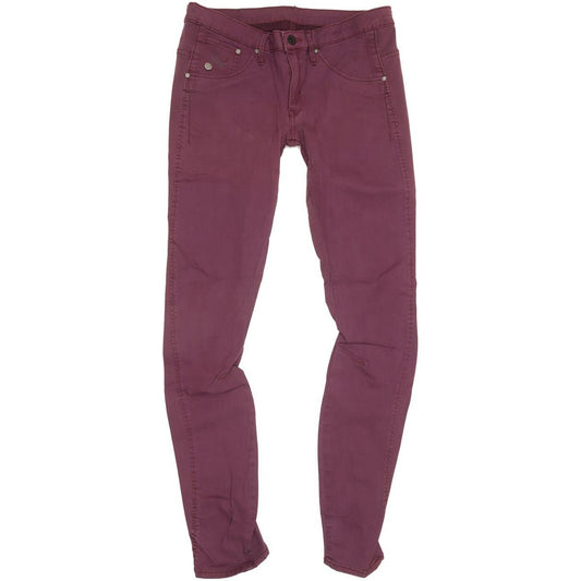 G-Star Arc 3D Super Women Purple Skinny Slim Stretch Jeans W30 L30