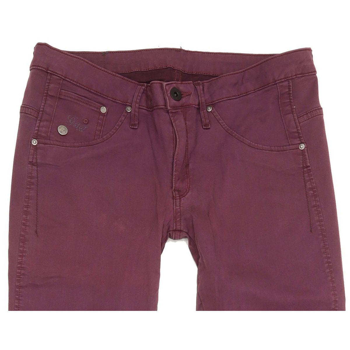 G-Star Arc 3D Super Women Purple Skinny Slim Stretch Jeans W30 L30