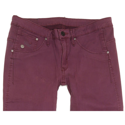 G-Star Arc 3D Super Women Purple Skinny Slim Stretch Jeans W30 L30