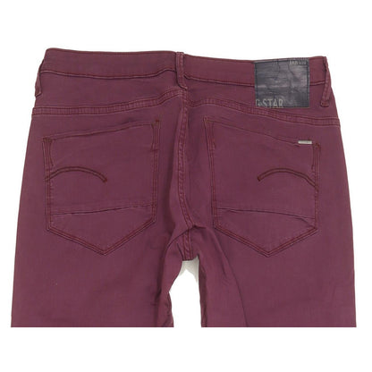G-Star Arc 3D Super Women Purple Skinny Slim Stretch Jeans W30 L30