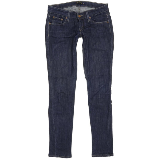 Levi's 524 Women Blue Skinny Slim Stretch Jeans W28 L30