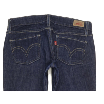 Levi's 524 Women Blue Skinny Slim Stretch Jeans W28 L30