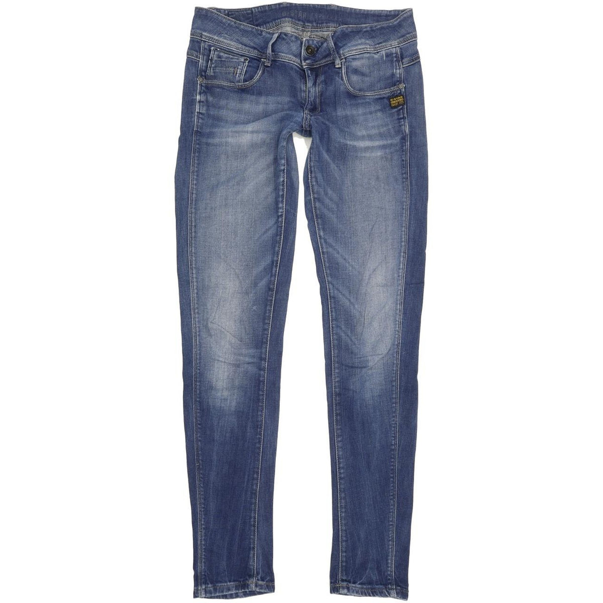 G-Star Women Blue Straight Slim Stretch Jeans W30 L34