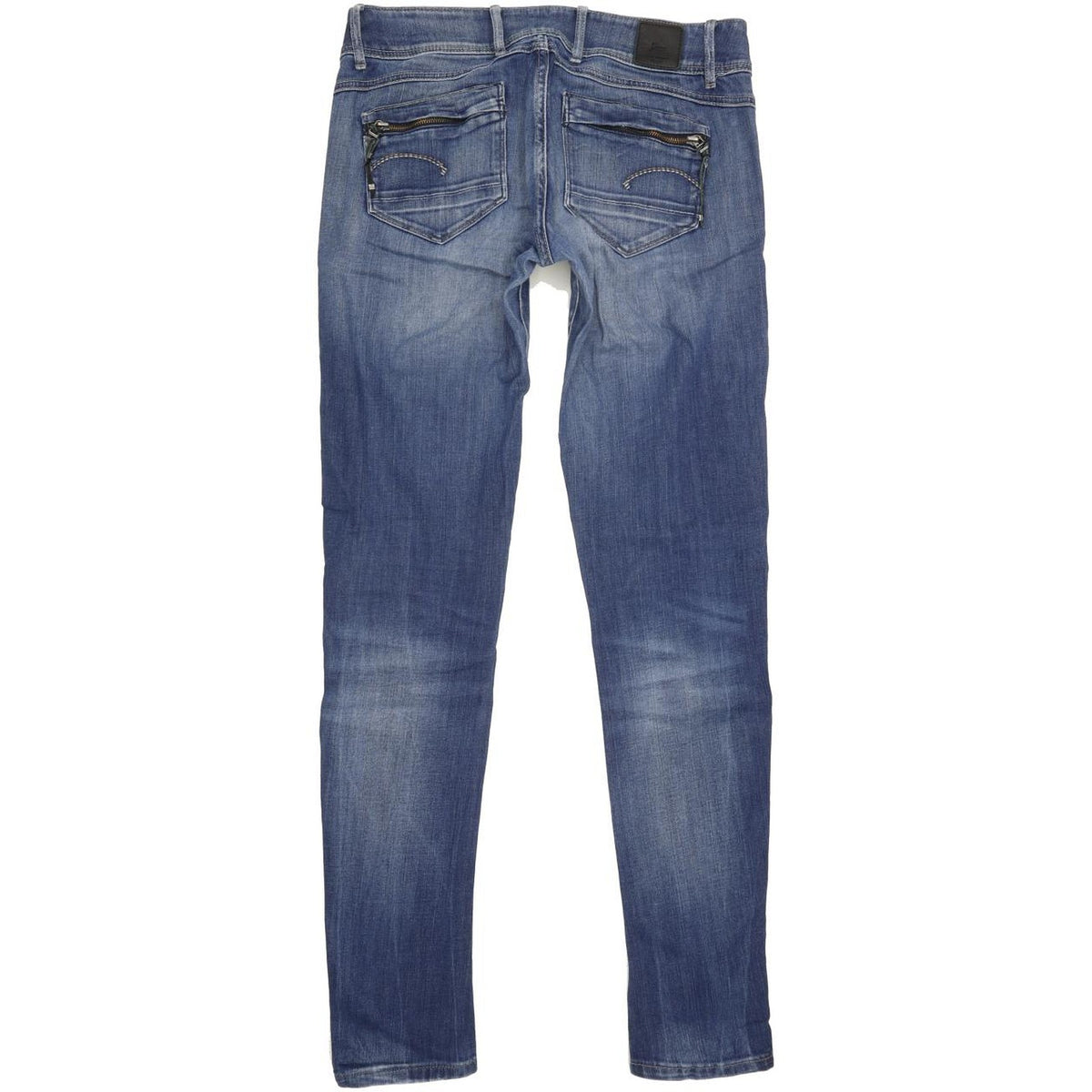 G-Star Women Blue Straight Slim Stretch Jeans W30 L34