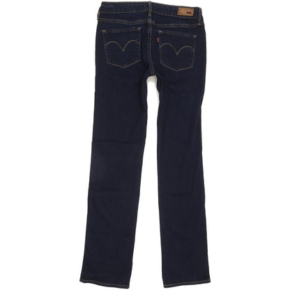 Levi's Slight Curve Women Blue Straight Slim Stretch Jeans W27 L30