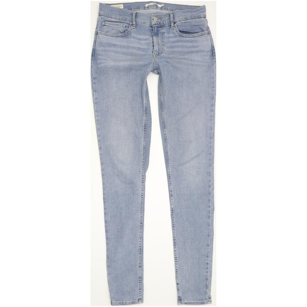 Levi's 710 Super Women Blue Skinny Slim Stretch Jeans W30 L34