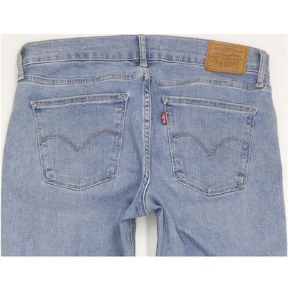 Levi's 710 Super Women Blue Skinny Slim Stretch Jeans W30 L34