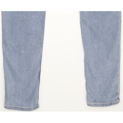 Levi's 710 Super Women Blue Skinny Slim Stretch Jeans W30 L34