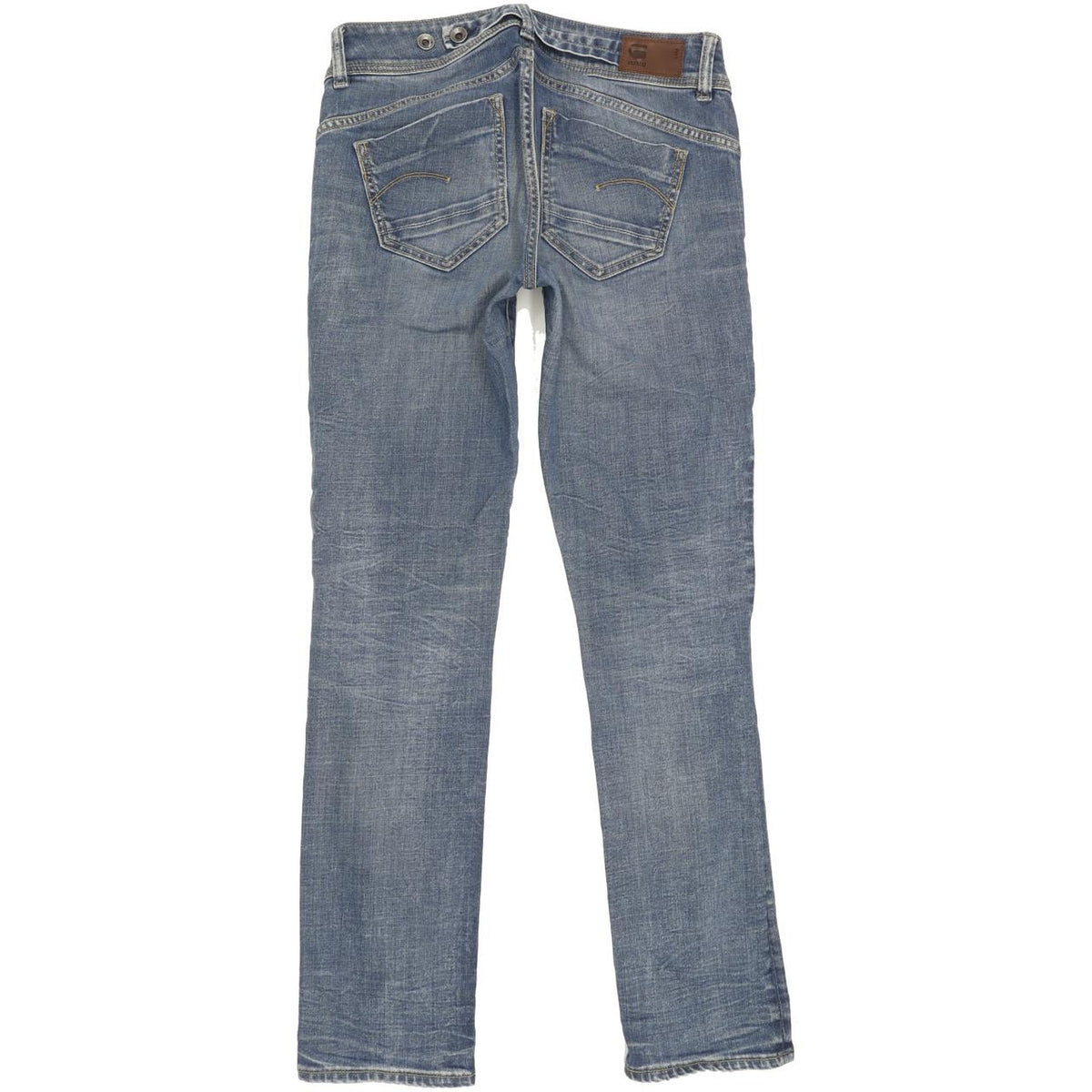 G-Star Midge Saddle Women Blue Straight Slim Stretch Jeans W30 L31