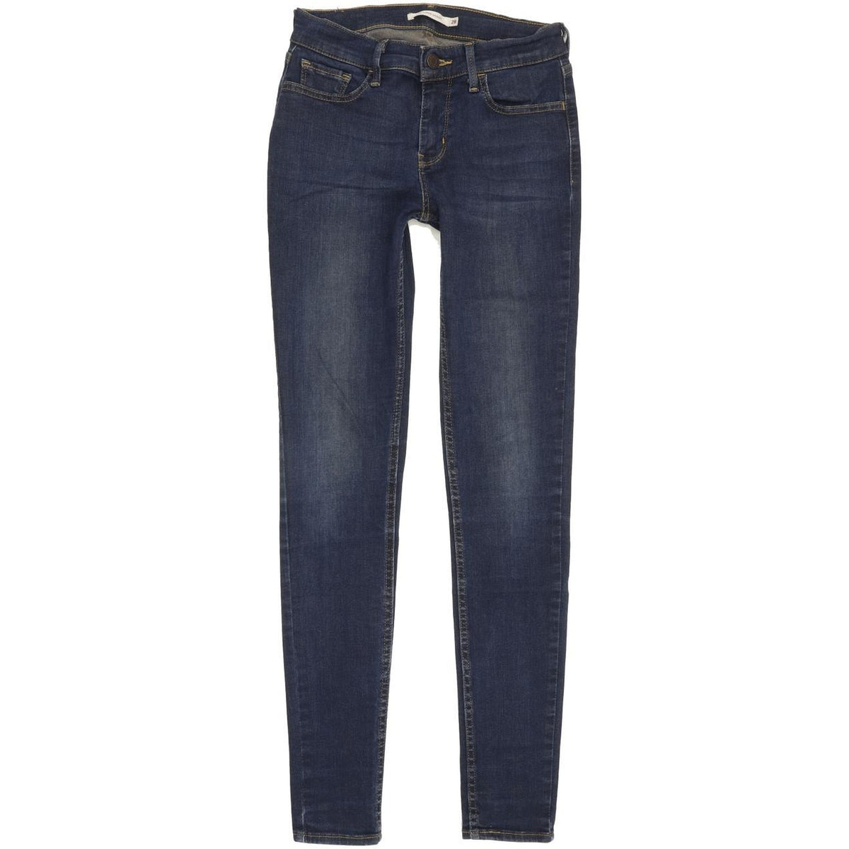 Levi's 710 Super Women Blue Skinny Slim Stretch Jeans W28 L30