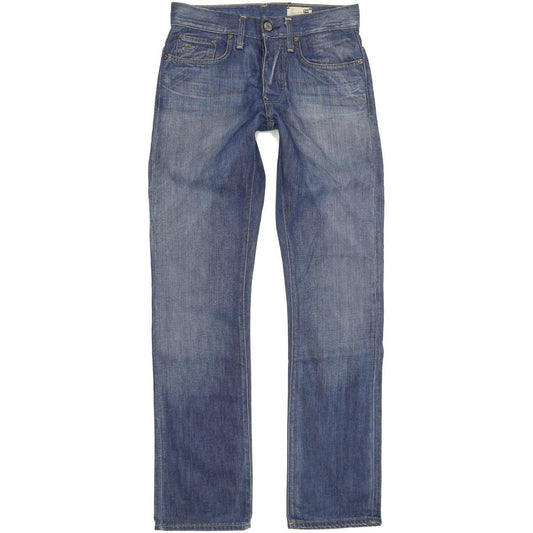 G-Star 3301 Men Blue Straight Slim Jeans W29 L32