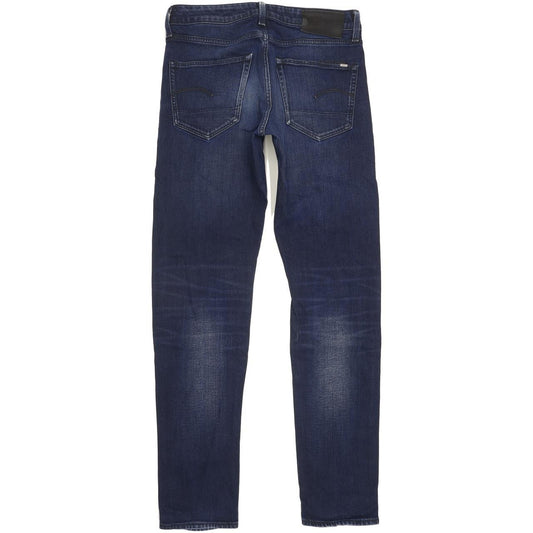 G-Star 3301 Men Blue Straight Slim Stretch Jeans W30 L32