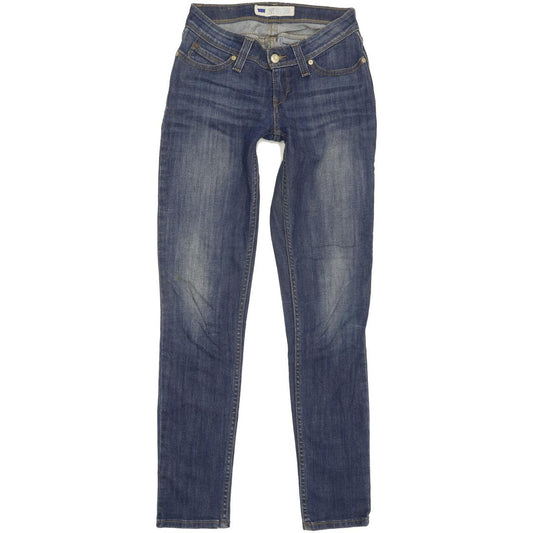 Levi's Bold Curve Women Blue Skinny Slim Stretch Jeans W24 L30