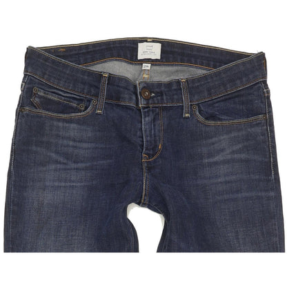 Levi's Demi Curve Women Blue Straight Slim Stretch Jeans W28 L32