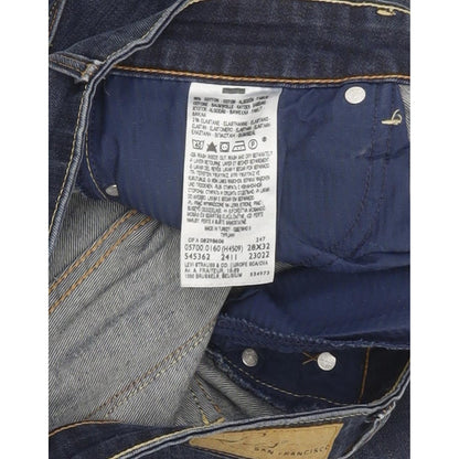 Levi's Demi Curve Women Blue Straight Slim Stretch Jeans W28 L32