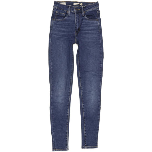 Levi's Mile Women Blue Skinny Slim Stretch Jeans W25 L28