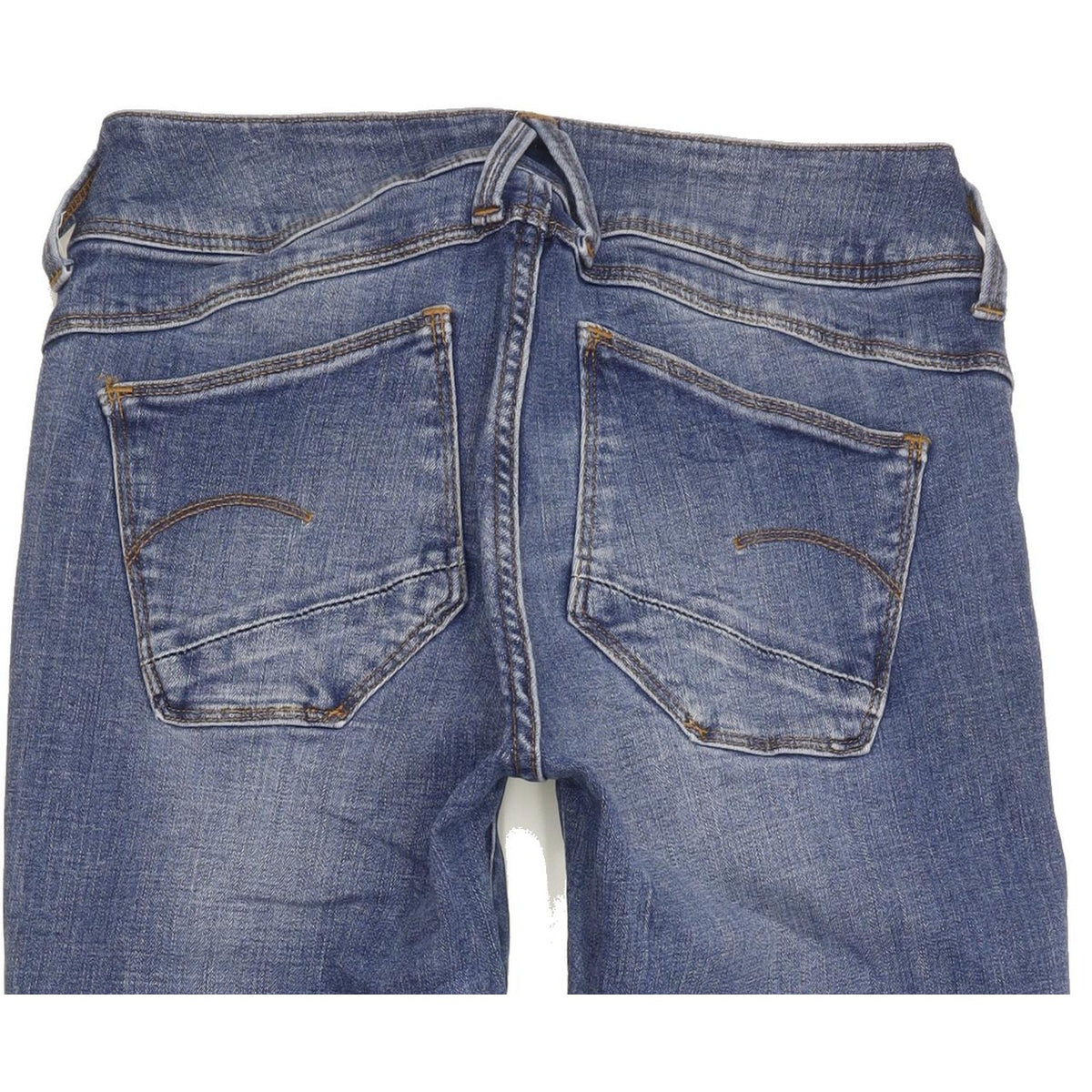 G-Star Lynn d-Mid Women Blue Skinny Slim Stretch Jeans W29 L27