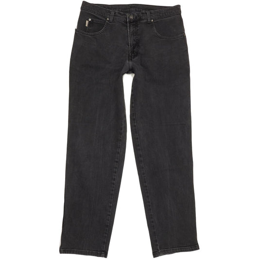 Pioneer Sportive Men Black Straight Regular Stretch Jeans W33 L31