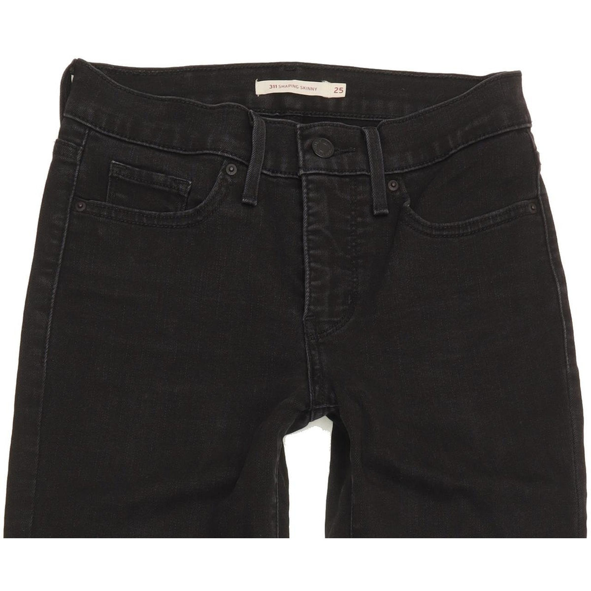 Levi's 311 Shaping Women Black Skinny Slim Stretch Jeans W25 L30