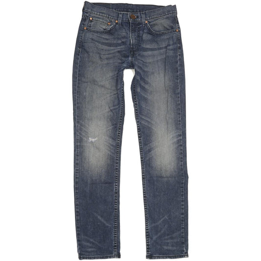 Levi's Men Blue Straight Slim Stretch Jeans W32 L33
