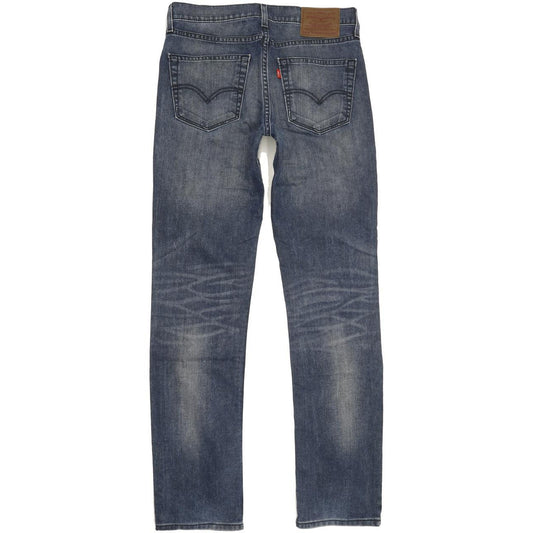 Levi's Men Blue Straight Slim Stretch Jeans W32 L33