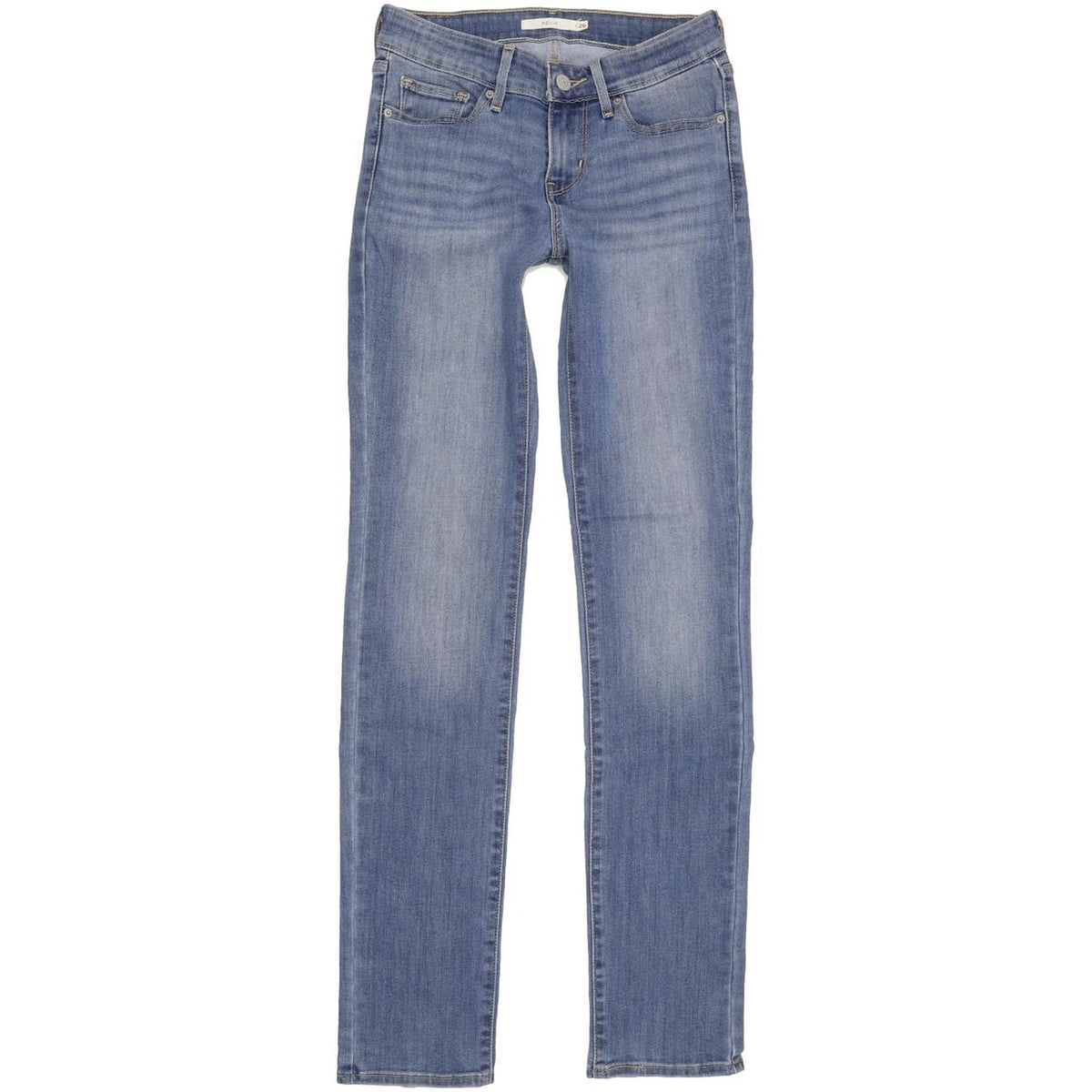 Levi's 712 Women Blue Straight Slim Stretch Jeans W26 L31