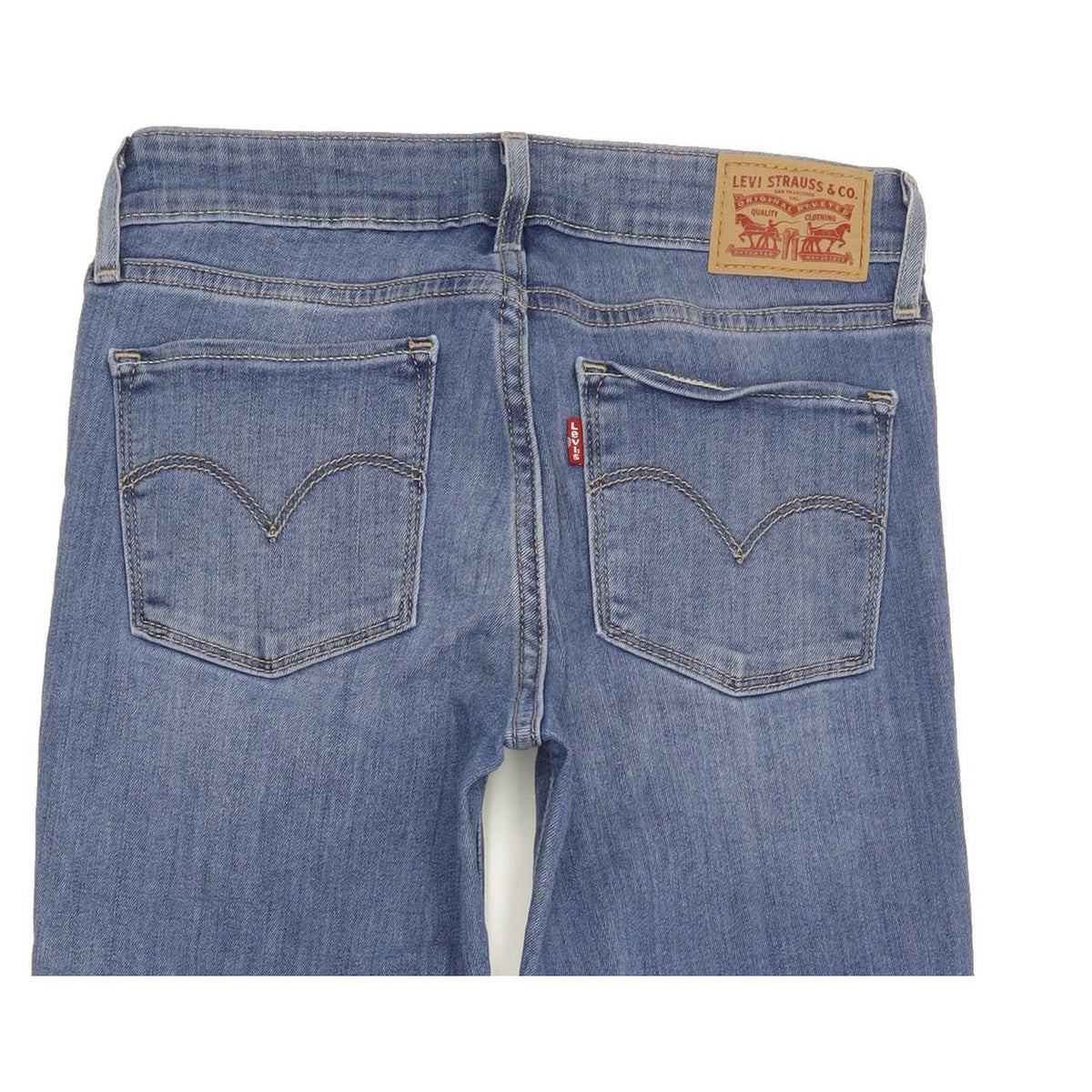 Levi's 712 Women Blue Straight Slim Stretch Jeans W26 L31