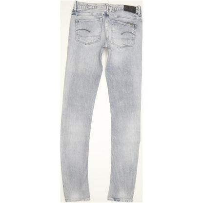 G-Star 3301 Women Blue Skinny Slim Stretch Jeans W28 L34