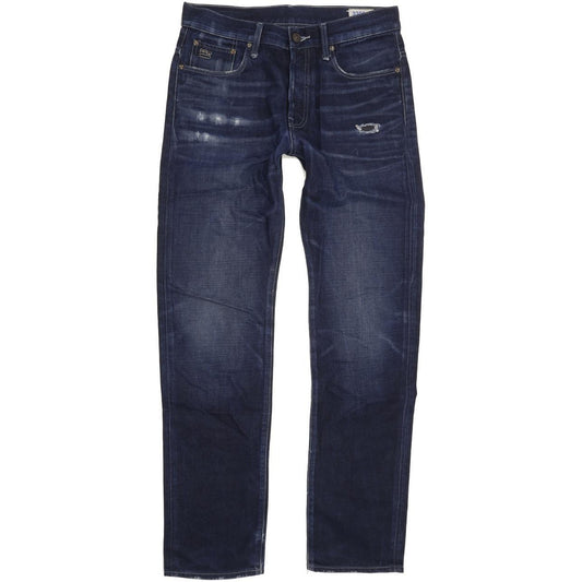 G-Star 3301 Men Blue Straight Regular Jeans W32 L33