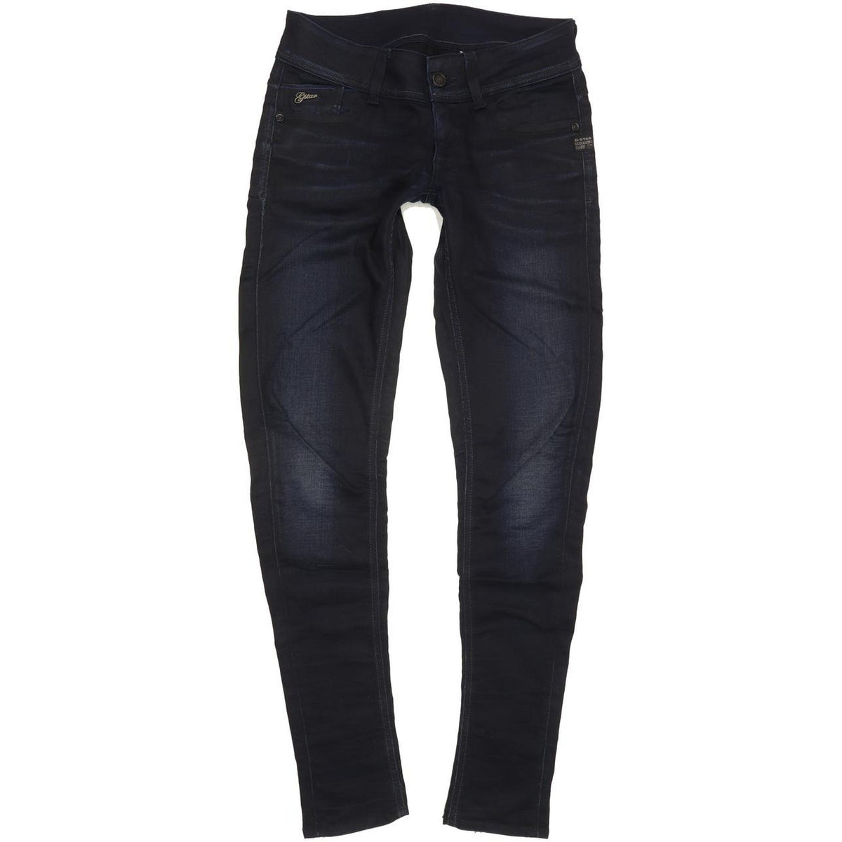 G-Star Lynn Women Navy Skinny Slim Stretch Jeans W28 L32