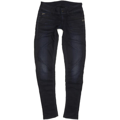 G-Star Lynn Women Navy Skinny Slim Stretch Jeans W28 L32