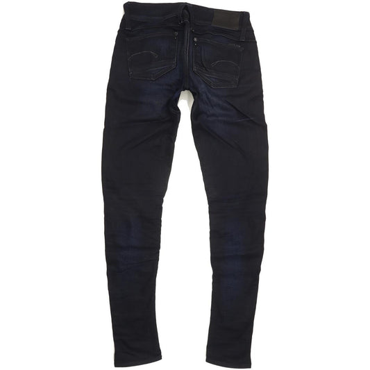 G-Star Lynn Women Navy Skinny Slim Stretch Jeans W28 L32