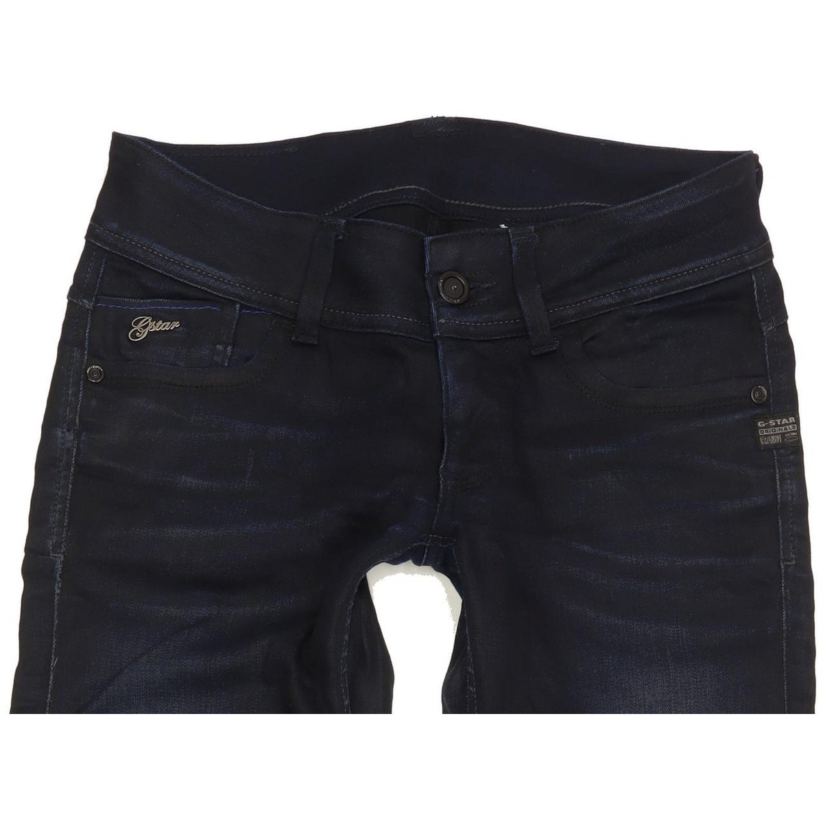 G-Star Lynn Women Navy Skinny Slim Stretch Jeans W28 L32