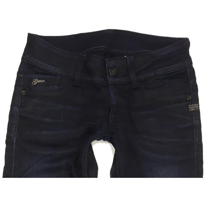 G-Star Lynn Women Navy Skinny Slim Stretch Jeans W28 L32