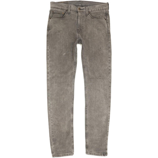 Levi's 510 Men Grey Skinny Slim Stretch Jeans W30 L32