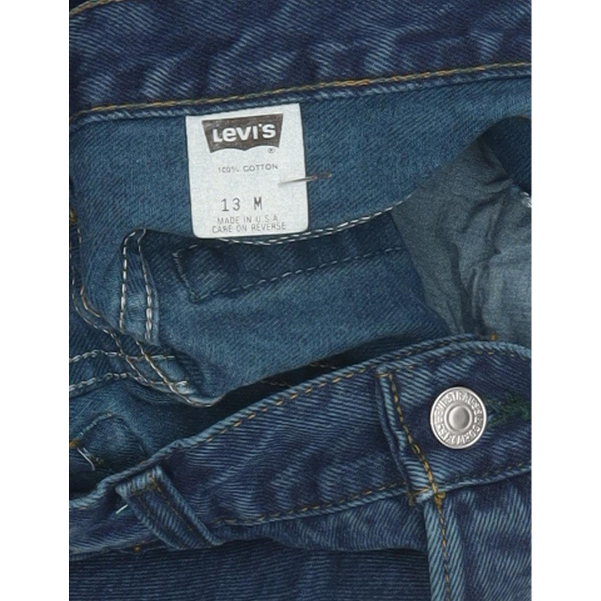 Levi's Made in USA Blue Tapered Relaxed Mom Jeans High Waisted W30 L32