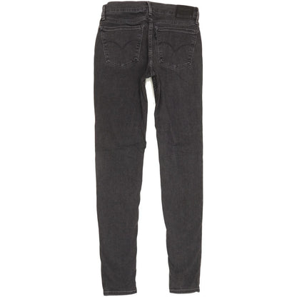 Levi's 710 Super Women Charcoal Skinny Slim Stretch Jeans W27 L30