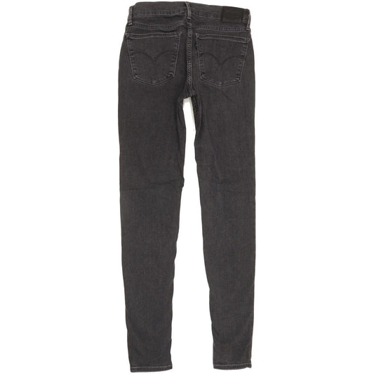Levi's 710 Super Women Charcoal Skinny Slim Stretch Jeans W27 L30
