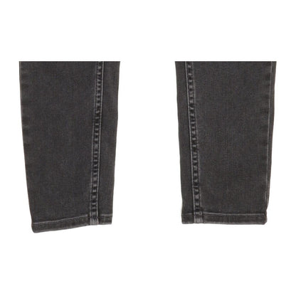 Levi's 710 Super Women Charcoal Skinny Slim Stretch Jeans W27 L30