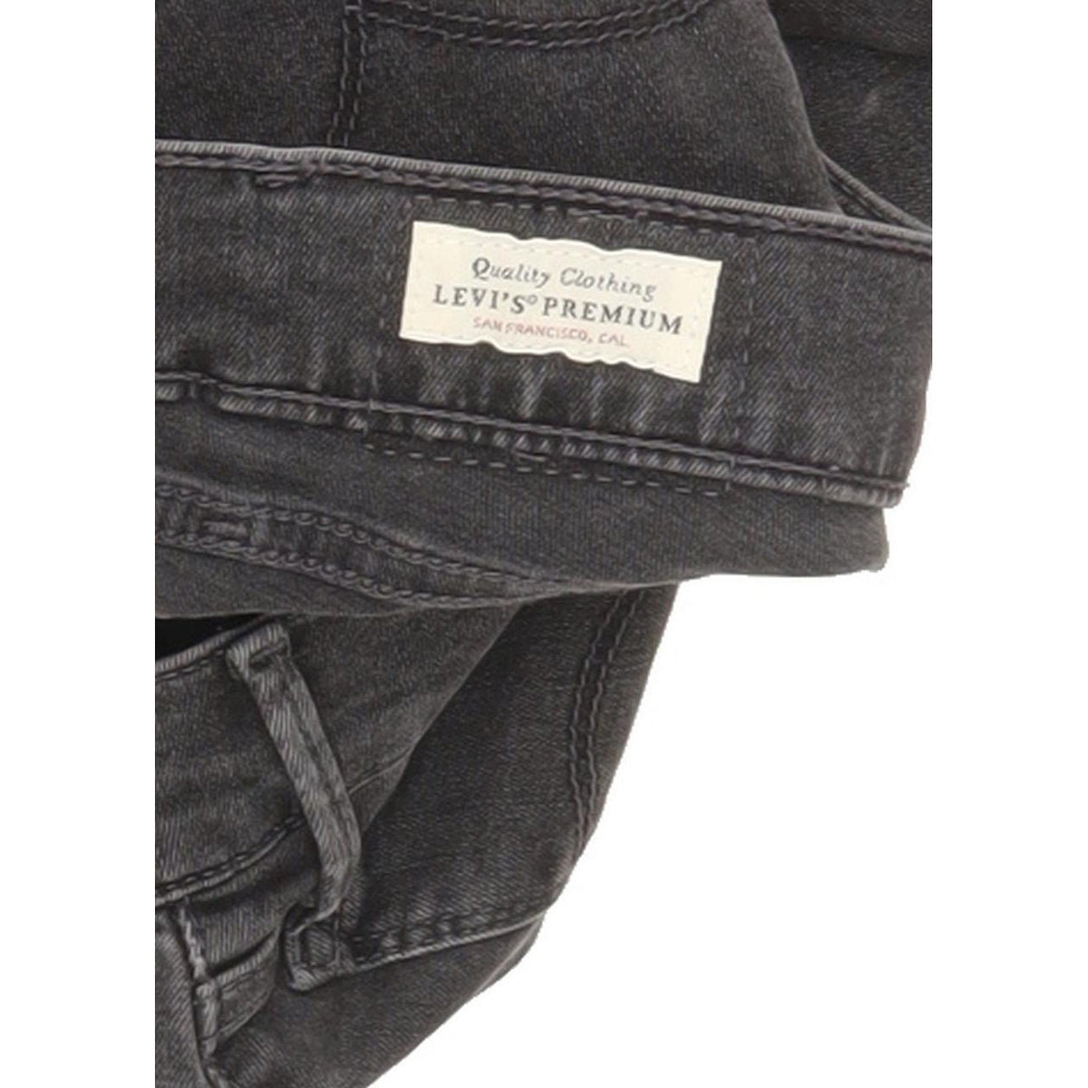 Levi's 710 Super Women Charcoal Skinny Slim Stretch Jeans W27 L30