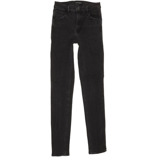 Levi's Line 8 Women Black Skinny Slim Stretch Jeans W26 L30