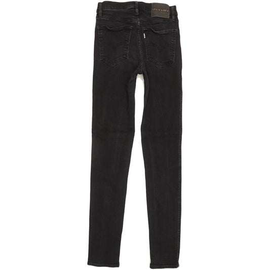 Levi's Line 8 Women Black Skinny Slim Stretch Jeans W26 L30